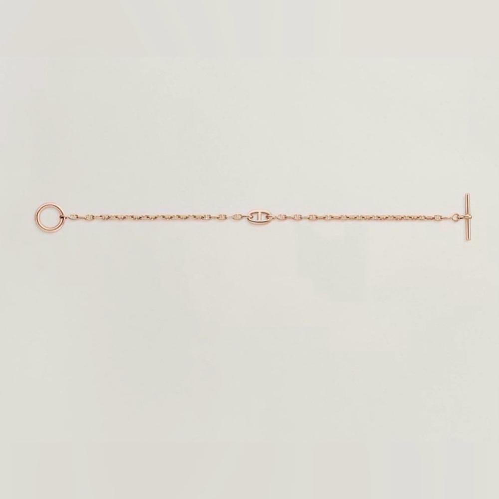 HERMES FARANDOLE Bracelet XS in rose gold